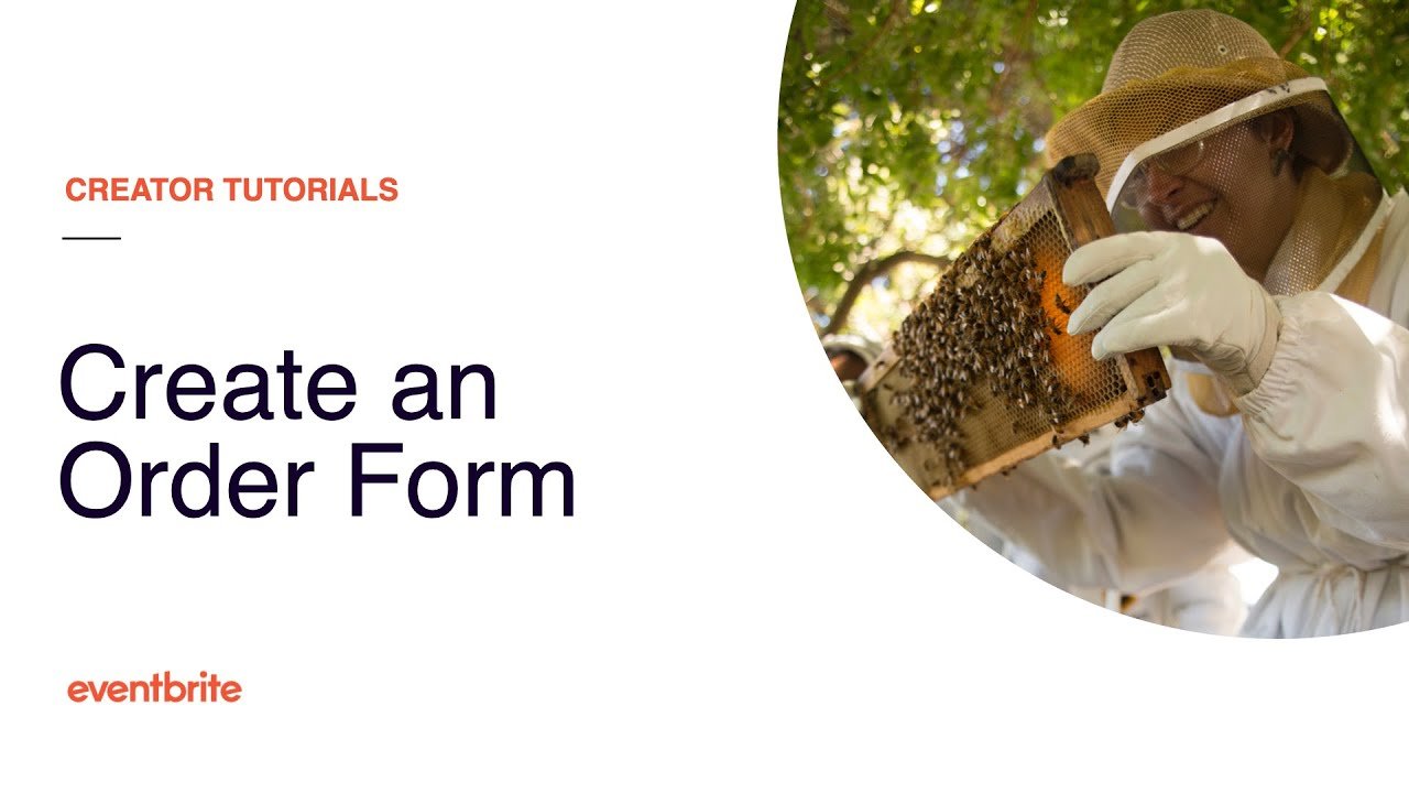How to Customize Your Online Order Form for Your Event Registrations