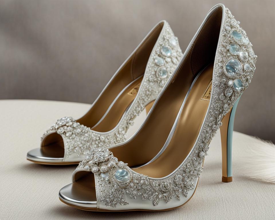 colored bridal footwear