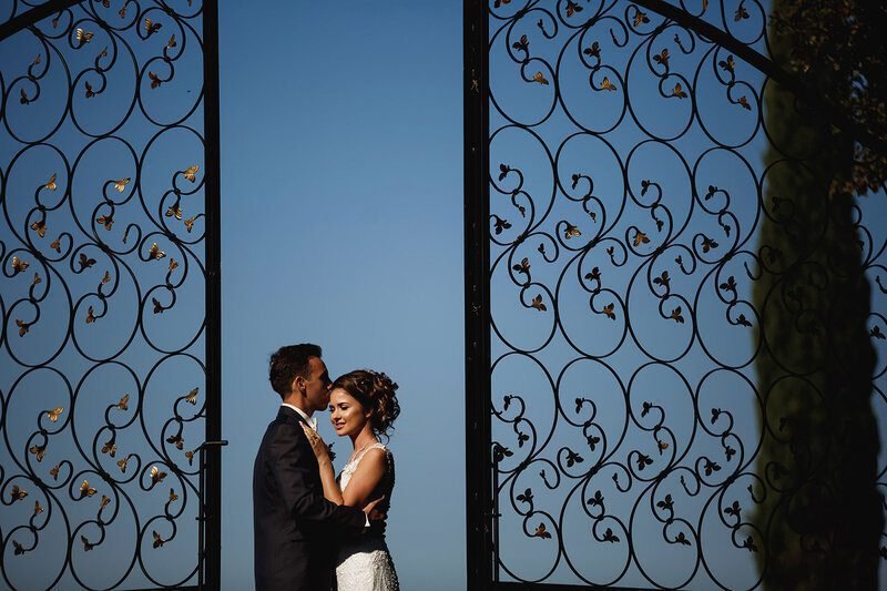 English wedding couple photographed naturally during their portrait session