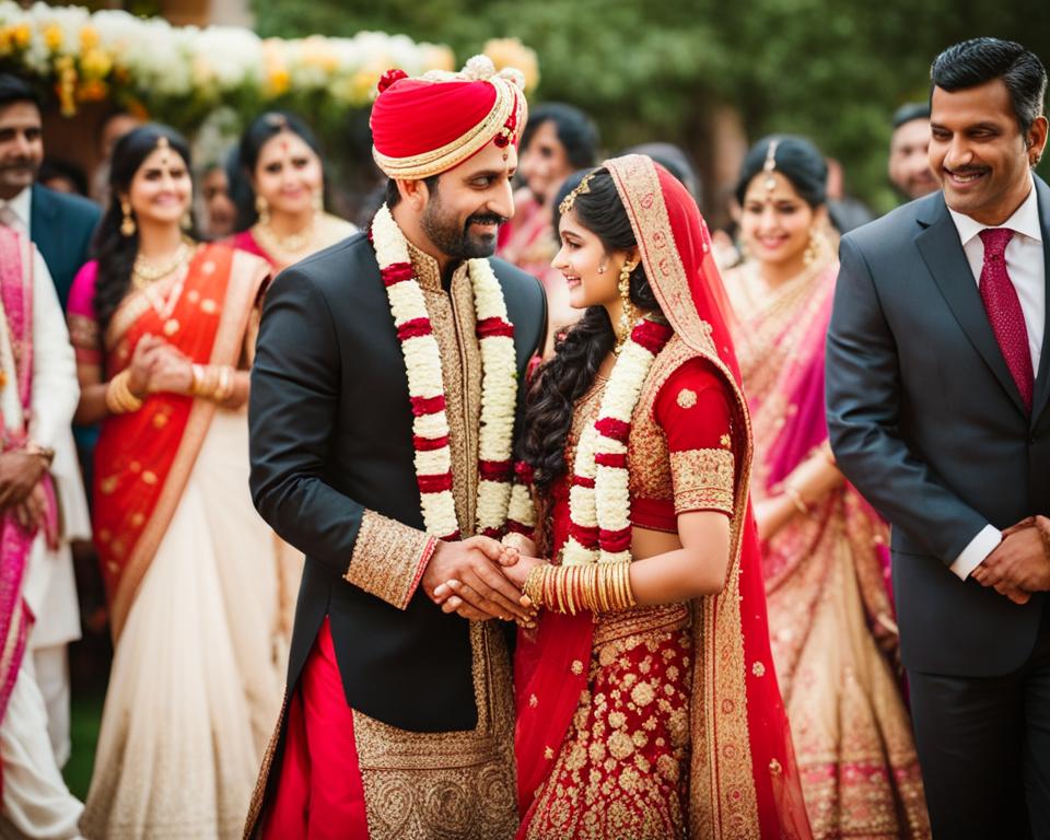 Father-daughter-aisle-walk-in-Indian-wedding