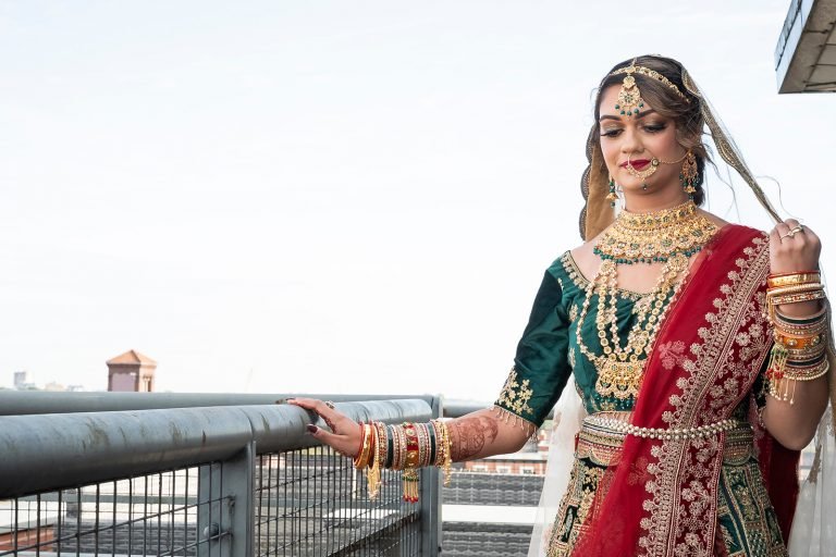Colour photograph from the Manka and Bradleys Gujarati Wedding gallery
