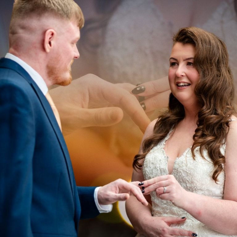 Colour wedding photograph from the Ikonic Media portfolio
