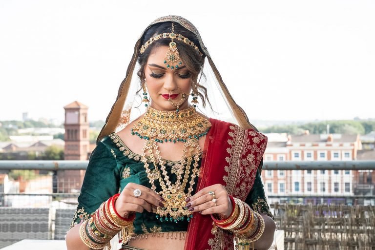Colour photograph from the Manka and Bradleys Gujarati Wedding gallery