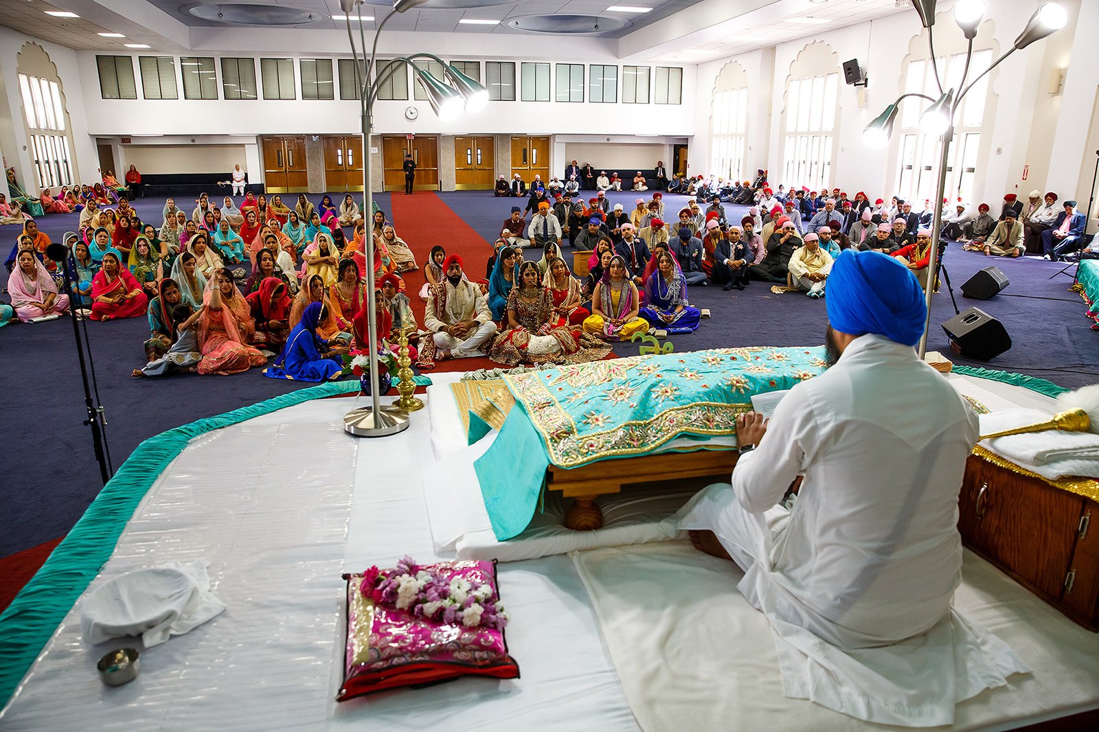 Sikh wedding celebration photographed by Ikonic Media