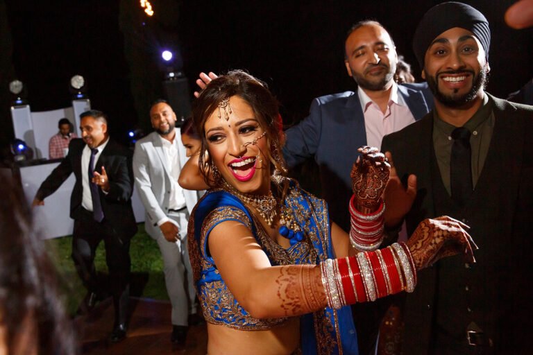 Colour photograph from the Amardeep and Gulu’s Wedding gallery