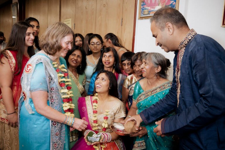 Colour photograph from the Anisha Mandwo â€“ Grah Shanti gallery